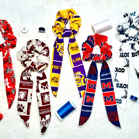 Mississippi State Scrunchie with Tail - Picture 5 of 5